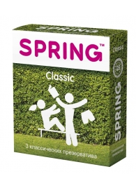 Классические презервативы SPRING CLASSIC - 3 шт. - SPRING - купить с доставкой в Орске