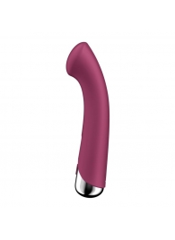 Сливовый вибратор для G-точки Spinning G-Spot 1 - 17 см. - Satisfyer