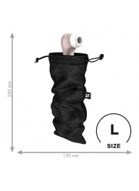 Черный мешочек для хранения игрушек Treasure Bag L - Satisfyer - купить с доставкой в Орске