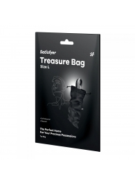 Черный мешочек для хранения игрушек Treasure Bag L - Satisfyer - купить с доставкой в Орске