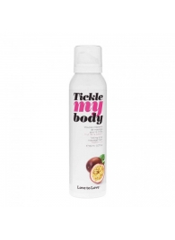 Массажная хрустящая пенка Tickle my body с ароматом маракуйи - 150 мл. - Love to Love - купить с доставкой в Орске