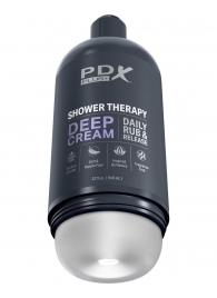 Мастурбатор в бутылке Shower Therapy Deep Cream - Pipedream - в Орске купить с доставкой