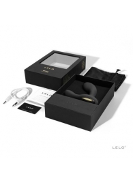Чёрный перезаряжаемый стимулятор простаты Bruno Black - Lelo - в Орске купить с доставкой