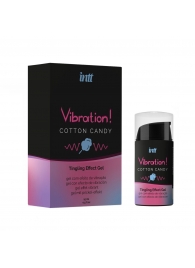 Жидкий вибратор Vibration Cotton Candy с ароматом сахарной ваты - 15 мл. - INTT - купить с доставкой в Орске