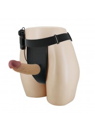 Полый вибрострапон на регулируемых трусиках Draven - 17,5 см. - Baile - купить с доставкой в Орске