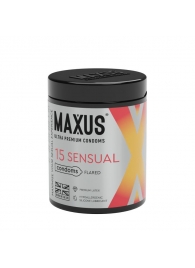 Анатомические презервативы MAXUS Sensual - 15 шт. - Maxus - купить с доставкой в Орске