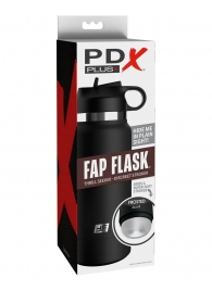 Черный мастурбатор в виде бутылки Fap Flask - Pipedream - в Орске купить с доставкой