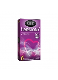 Презервативы с рёбрышками Domino Harmony - 6 шт. - Domino - купить с доставкой в Орске