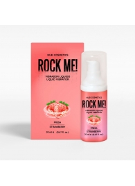 Жидкий вибратор Nuei Rock Me! с ароматом клубники - 20 мл. - Nuei cosmetics - купить с доставкой в Орске