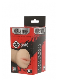 Нежный мастурбатор-ротик REALSTUFF 5INCH MASTURBATOR BJ - Dream Toys - в Орске купить с доставкой