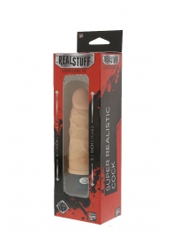 Реалистичный вибратор с венками REALSTUFF 5INCH VIBRATOR - 13 см. - Dream Toys