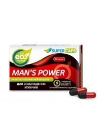 Возбуждающее средство Man’s power - 10 капсул (+1 в подарок) - SuperCaps - купить с доставкой в Орске