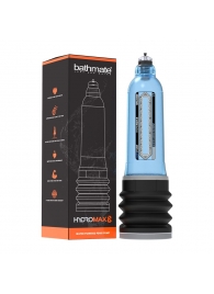 Синяя гидропомпа Bathmate HydroMAX8 - Bathmate - в Орске купить с доставкой Синяя гидропомпа Bathmate HydroMAX8 - Bathmate - в Орске купить с доставкой