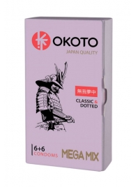 Презервативы OKOTO Mega Mix - 12 шт. - Sitabella - купить с доставкой в Орске