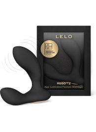 Черный вибростимулятор простаты Hugo 2 - Lelo - в Орске купить с доставкой