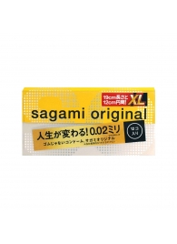 Презервативы увеличенного размера Sagami Original 0.02 XL-size - 12 шт. - Sagami - купить с доставкой в Орске