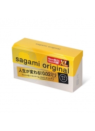 Презервативы увеличенного размера Sagami Original 0.02 XL-size - 12 шт. - Sagami - купить с доставкой в Орске