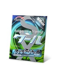 Презерватив Sagami Xtreme Mint с ароматом мяты - 1 шт. - Sagami - купить с доставкой в Орске Презерватив Sagami Xtreme Mint с ароматом мяты - 1 шт. - Sagami - купить с доставкой в Орске