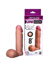 Фаллическая насадка для страпона UNICOCK 8  - 20 см. - LOVETOY (А-Полимер) - купить с доставкой в Орске