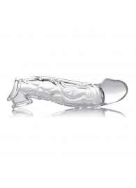 Прозрачная насадка для увеличения члена 2 Inch Clear Extender Sleeve - XR Brands - в Орске купить с доставкой