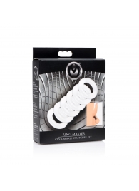 Комплект из 6 прозрачных эрекционных колец Ring Master Custom Ball Stretcher Kit - XR Brands - в Орске купить с доставкой