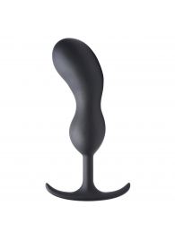 Черный массажер простаты с утяжелителями Premium Silicone Weighted Prostate Plug XL - 20,8 см. - XR Brands - в Орске купить с доставкой