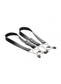 Ремни с зажимами для половых губ Spread Labia Spreader Straps with Clamps - XR Brands - купить с доставкой в Орске