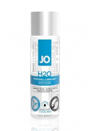 Охлаждающий лубрикант на водной основе JO Personal Lubricant H2O COOLING - 60 мл. - System JO - купить с доставкой в Орске