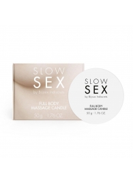 Массажная свеча для всего тела Slow Sex - 50 гр. - Bijoux Indiscrets - купить с доставкой в Орске