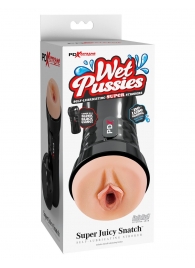 Мастурбатор-вагина в колбе Super Juicy Snatch - Pipedream - в Орске купить с доставкой