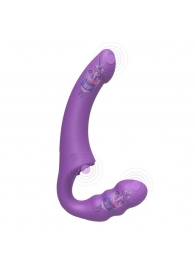 Фиолетовый безремневой страпон Straples Strap-On Dildo - Erokay - купить с доставкой в Орске
