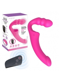 Розовый безремневой страпон Straples Strap-On Dildo - Erokay - купить с доставкой в Орске
