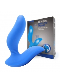 Синий вибромассажер простаты 3,5’’ Curve P-spot Massager - 12 см. - Erokay - в Орске купить с доставкой