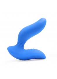 Синий вибромассажер простаты 3,5’’ Curve P-spot Massager - 12 см. - Erokay - в Орске купить с доставкой
