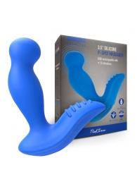 Синий вибромассажер простаты 3,5’’ P-spot Massager - 12,5 см. - Erokay - в Орске купить с доставкой