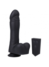 Черная мини-машина на присоске Piston Thruster - Doc Johnson - купить с доставкой в Орске