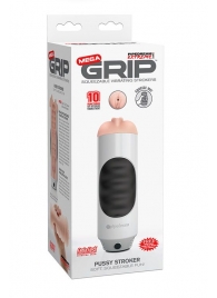 Мастурбатор-вагина Extreme Toyz Mega Grip Vibrating Stroker Mouth - Pipedream - в Орске купить с доставкой