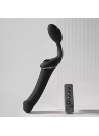 Черный безремневой вибрострапон Strap-On-Me Multi Orgasm Size XL - Strap-on-me купить в Орске с доставкой в Orgasmix.ru Черный безремневой вибрострапон Strap-On-Me Multi Orgasm Size XL - Strap-on-me - купить с доставкой в Орске