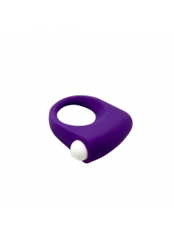 Фиолетовое эрекционное кольцо Puggle Vibrating Ring with Bullet - Adrien Lastic - в Орске купить с доставкой