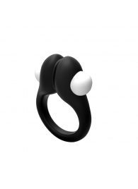 Черное эрекционное кольцо Zippy Vibrating Ring With Bullet - Adrien Lastic - в Орске купить с доставкой