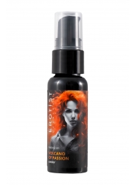 Гель с эффектом вибрации Volcano Of Passion со вкусом вишни - 25 мл. - Erotist Lubricants - купить с доставкой в Орске