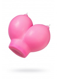 Розовая свеча «Сиськи» - 150 гр. - Pecado - купить с доставкой в Орске