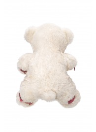 Бондажный набор: белый мишка с розовыми оковами и наручниками - Pecado - купить с доставкой в Орске