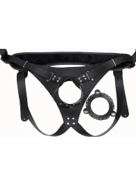 Пояс Hard Brutal для больших насадок - LOVETOY (А-Полимер) купить в Орске с доставкой в Orgasmix.ru Пояс Hard Brutal для больших насадок - LOVETOY (А-Полимер) - купить с доставкой в Орске