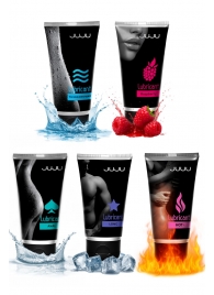 Набор из 5 лубрикантов JUJU (увлажняющий, Hot+, Long, Anal, малина) - JuJu - купить с доставкой в Орске Набор из 5 лубрикантов JUJU (увлажняющий, Hot+, Long, Anal, малина) - JuJu - купить с доставкой в Орске