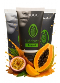 Набор из 3 съедобных лубрикантов JUJU со вкусом тропических фруктов - JuJu - купить с доставкой в Орске Набор из 3 съедобных лубрикантов JUJU со вкусом тропических фруктов - JuJu - купить с доставкой в Орске
