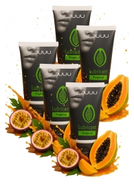 Набор из 5 съедобных лубрикантов JUJU со вкусом тропических фруктов - JuJu - купить с доставкой в Орске Набор из 5 съедобных лубрикантов JUJU со вкусом тропических фруктов - JuJu - купить с доставкой в Орске