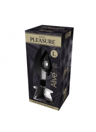 Серебристая анальная втулка с прозрачным кристаллом Mini Metal Butt Plug Size L - 9 см. - Adrien Lastic в Орске Серебристая анальная втулка с прозрачным кристаллом Mini Metal Butt Plug Size L - 9 см. - Adrien Lastic