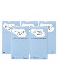 Набор из 5 упаковок ультратонких презервативов Pleasure Lab (по 12 шт.) - Pleasure Lab - купить с доставкой в Орске Набор из 5 упаковок ультратонких презервативов Pleasure Lab (по 12 шт.) - Pleasure Lab - купить с доставкой в Орске