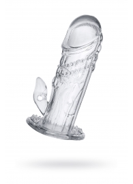 Прозрачная насадка на пенис Uco - 13 см. - A-toys - в Орске купить с доставкой